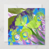 Wispy Garden Geburtstag Einladung (Vorderseite)