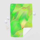 Wispy geschnitzt im alten vivid grün? golfhandtuch (Insitu)