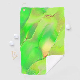 Wispy geschnitzt im alten vivid grün? golfhandtuch