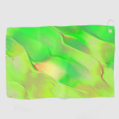 Wispy geschnitzt im alten vivid grün? golfhandtuch (Horizontal)