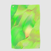 Wispy geschnitzt im alten vivid grün? golfhandtuch (Vorderseite)