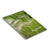Wispy Green Prairie Grass Foto Spiral Notebook Notizblock (Rechte Seite)