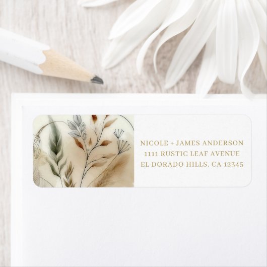 Wispy Greenery Moderne Botanische Hochzeit (Insitu)