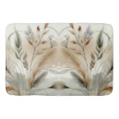 Wispy Greenery Moderne Botanische Hochzeit Badematte (Vorderseite)