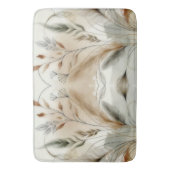 Wispy Greenery Moderne Botanische Hochzeit Badematte (Vorderseite Vertikal)