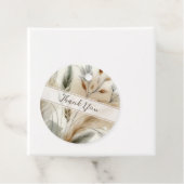 Wispy Greenery Moderne Botanische Hochzeit Geschenkanhänger (Beispiel)