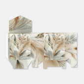 Wispy Greenery Moderne Botanische Hochzeit Geschenkschachtel (Ungefaltet)