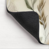 Wispy Greenery Moderne Botanische Hochzeit Mousepad (Ecke)