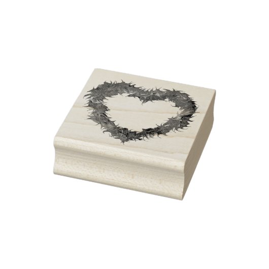 Wispy Heart Rubber Stamps Gummistempel (Stempel)