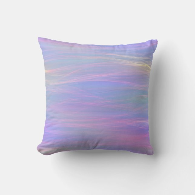 Wispy Rainbow Kissen (Vorderseite)
