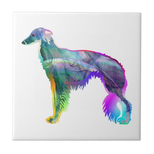 Wispy Silken Windhound Fliese (Vorderseite)