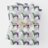 Wispy Silken Windhound Geschenkpapier Set (Beispiel)