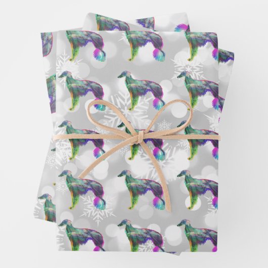 Wispy Silken Windhound Geschenkpapier Set (Beispiel)