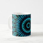 Wispy Spiegel-Mandala 2 Kaffeetasse (Vorderseite Links)