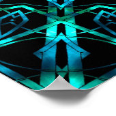 Wispy Spiegel-Mandala 2 Poster (Ecke)