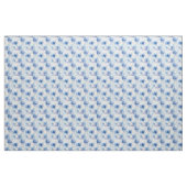 Wispy Translucent Blue Blumen Fabric Stoff (Yard (91,4 cm))
