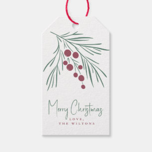 Wispy Urlaubssrig von Blätter & Beeren Geschenkanhänger