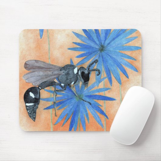"Wispy Wasp" Mousepad (Mit Mouse)