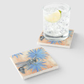 "Wispy Wasp" Steinuntersetzer (Seitenansicht)