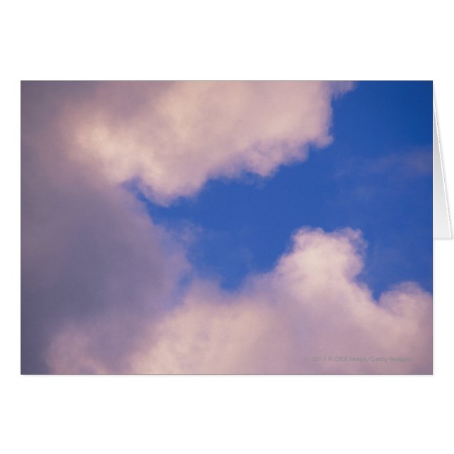 Wispy Wolken gegen blauen Himmel (Vorderseite (Horizontal))