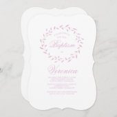 Wispy Wreath Einladung (Vorne/Hinten)