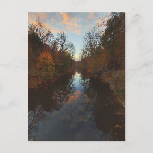 Wissahickon Creek Postkarte (Vorderseite)
