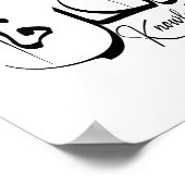 Wissen, inspirierend, modern, Minimalistisch, arab Poster (Ecke)