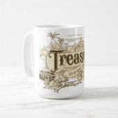 Wissen ist ein Schatz, Lesergeschenk, Lehrer Kaffeetasse (Vorderseite Links)