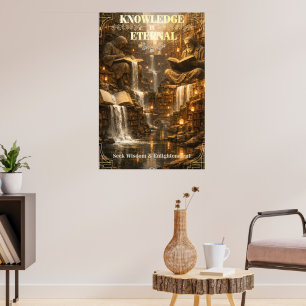 Wissen ist ewig – Wisdom Library Poster