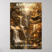 Wissen ist ewig – Wisdom Library Poster (Vorne)