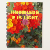 Wissen ist Licht Planer (Vorderseite)