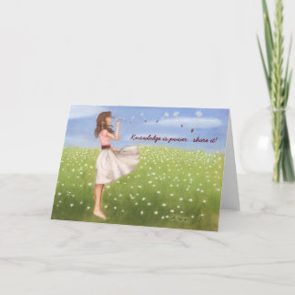 Wissen ist Power… Anteil es! Karte