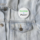 Wissen ist Power! Button (Beispiel)
