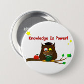 Wissen ist Power! Button (Vorne & Hinten)