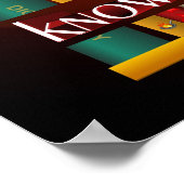 Wissen ist Power-Fall Poster (Ecke)