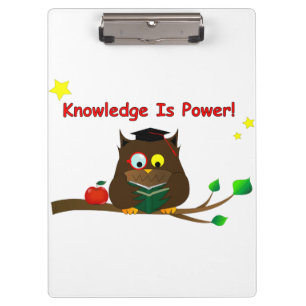 Wissen ist Power! Klemmbrett