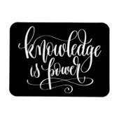 Wissen ist Power Magnet (Horizontal)
