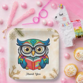 "Wissen ist Power" Pappteller (Party)