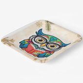 "Wissen ist Power" Pappteller (Gewinkelt)