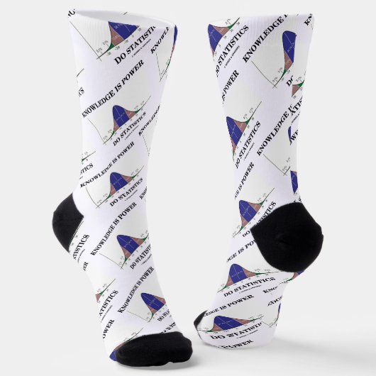Wissen ist Power tun Statistiken Geek Ratschläge Socken (Gewinkelt)