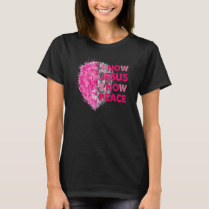 Wissen Jesus kennen Frieden Christlich Jesus Bible T-Shirt