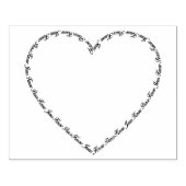 Wissen Jesus kennt den Friedens-Herzstück-Kunst-Br Gummistempel (Prägung)