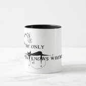Wissen Katzen, wo es an ist! Tasse (Zentrum)