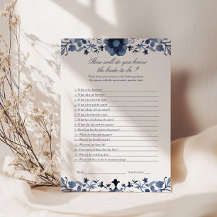 Wissen Sie das Spiel der Braut Delft Blue Brautp