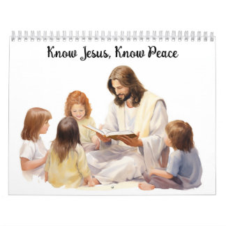 Wissen Sie Jesus, kennen Sie den Frieden Kalender
