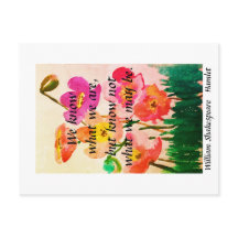 Wissen Sie nicht, was wir vielleicht Postkarte sin