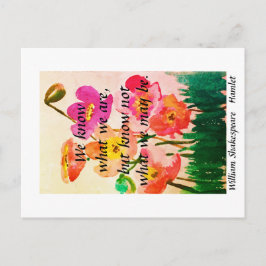 Wissen Sie nicht, was wir vielleicht Postkarte sin