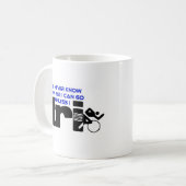 Wissen Sie nie es sei denn Tri I Kaffeetasse (Vorderseite Links)