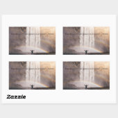 Wissen Sie selbst Zitat - Rechteck-Aufkleber Rechteckiger Aufkleber (Blatt)