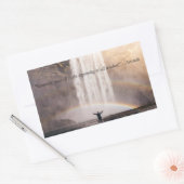 Wissen Sie selbst Zitat - Rechteck-Aufkleber Rechteckiger Aufkleber (Umschlag)